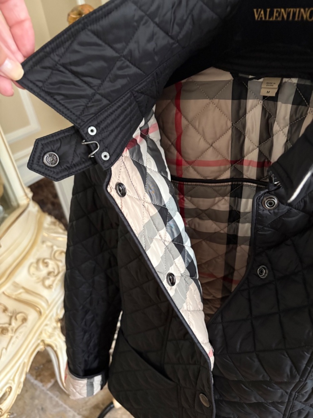 🔥Classic BURBERRY QUILTED JACKET 🔥🍁 - Picture 7 of 9